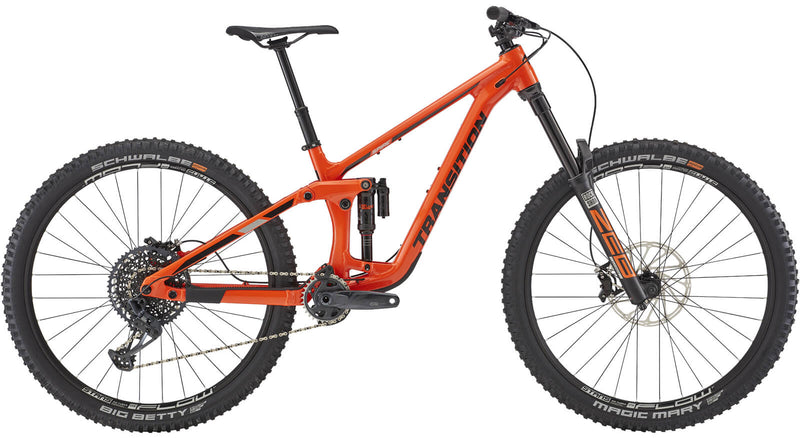 Transition Spire 29" Alloy Complete Bike - GX Build, Medium, Orange