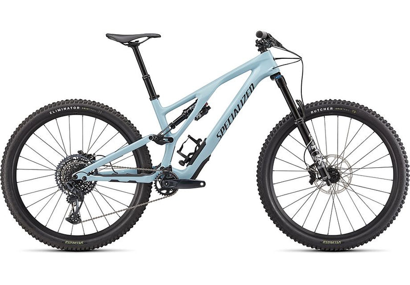 2022 Specialized Stumpjumper EVO Comp 29" Carbon Mountain Bike - S3, GLOSS ARCTIC BLUE / BLACK